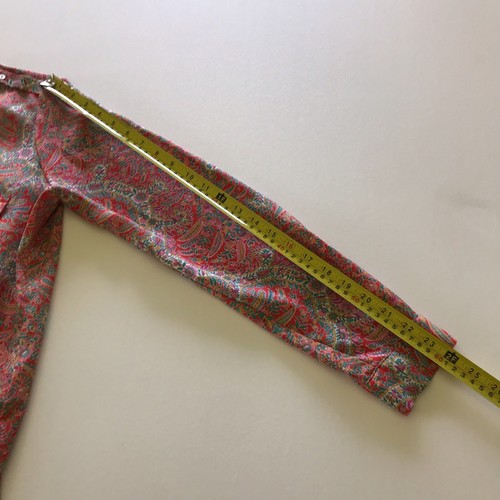 Blusa ligera multicolor talla pequeña manga larga Zara Basics para mujer - Imagen 6 de 6