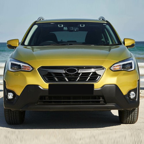 For Subaru XV 2022- Front & Rear Badge Ring Logo Frame Cover Trim Gloss Black - Picture 2 of 8