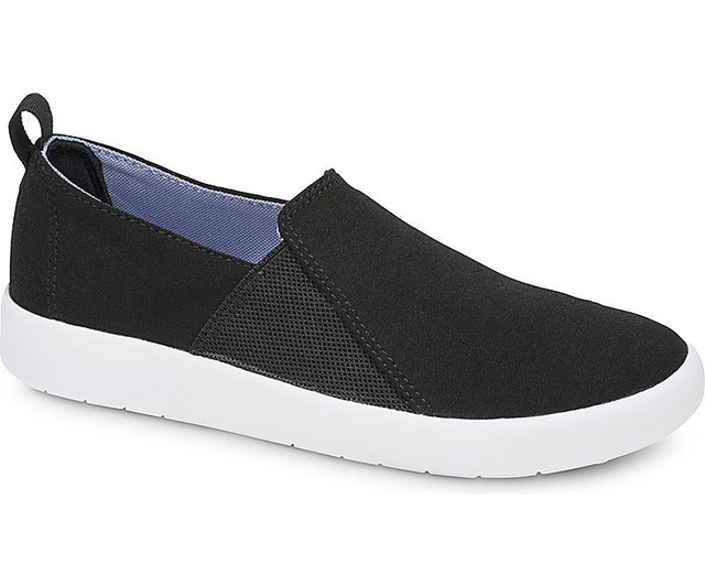 keds black slip on sneakers