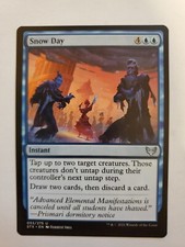 MTG Magic The Gathering Card Snow Day Instant Blue Strixhaven School Of Mages 