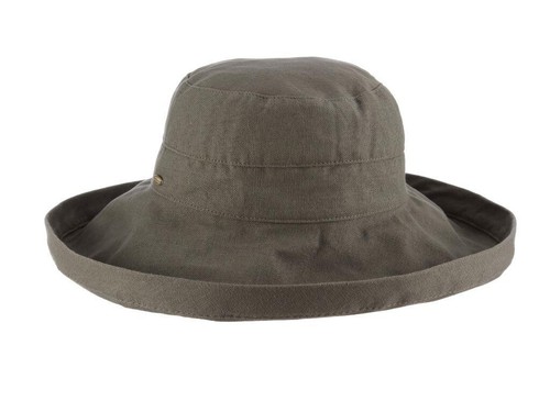 "GIANA" Women's Cotton Sun Hat with Inner Drawstring,3" Brim by Scala, #LC399 - Picture 15 of 15