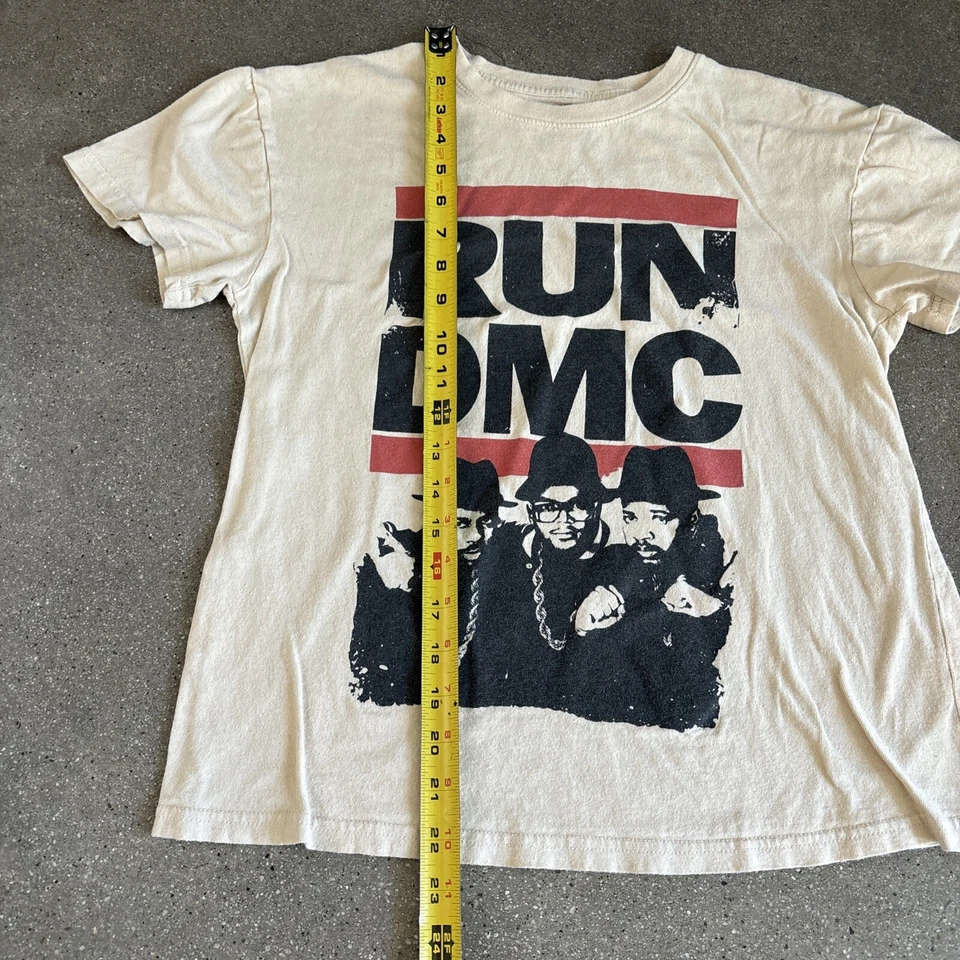 RUN DMC Camiseta Beige Talla S Foto 3 de 4