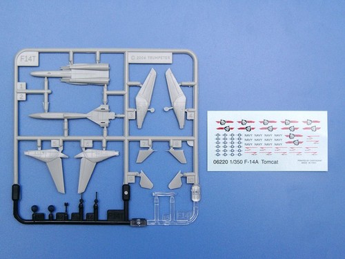 Trumpeter 06220 1/350 Scale F-14D Tomcat Assembly Aircraft Model Kits - Picture 2 of 2