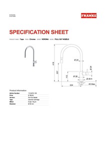 Details About Franke Ta7311 Verona Mixer Tap For Kitchen Laundry Sink Rrp 989