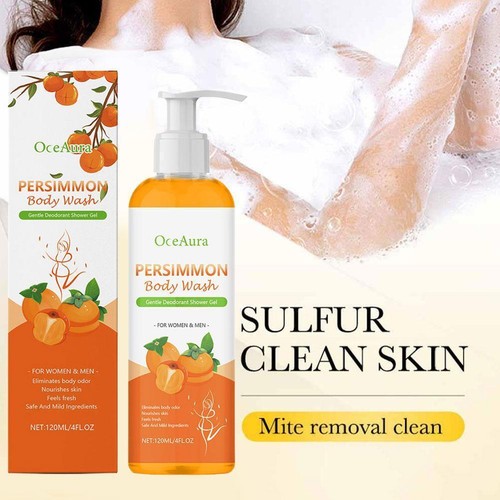 Persimmon Body Wash For Body Odor Control – Purifying Soap Deodorizing Us - Picture 4 of 13