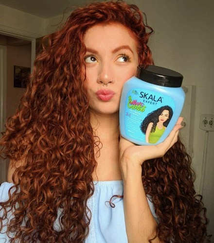 Skala #MaisCachos Curl Cream crema idratante senza uscita - 1 kg - per ricci originali - Regno Unito - Foto 2 di 7