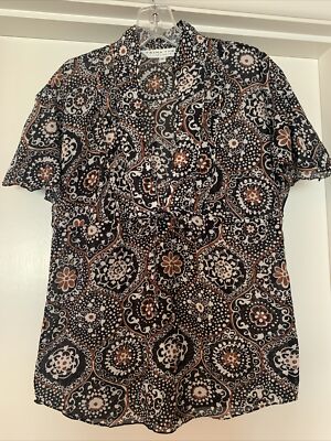 Trina Fluuter Sleeve Print Top Trina Fluuter Sleeve Print Top
