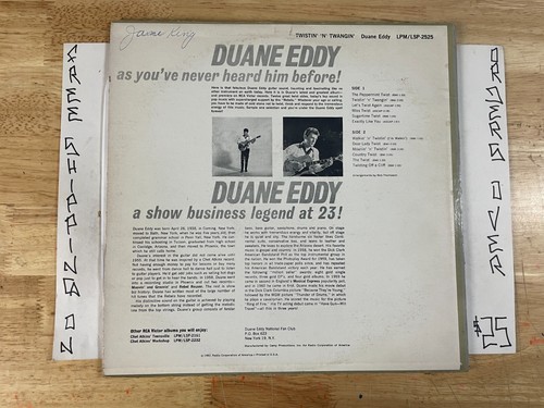DUANE EDDY TWISTIN N TWANGIN LP - Picture 5 of 5
