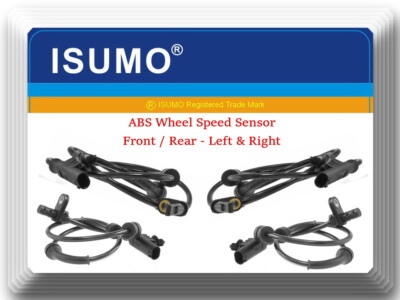 Rear Nissan Xterra 2005-2014 4 X ABS Speed Sensor Front Left /& Right Fits