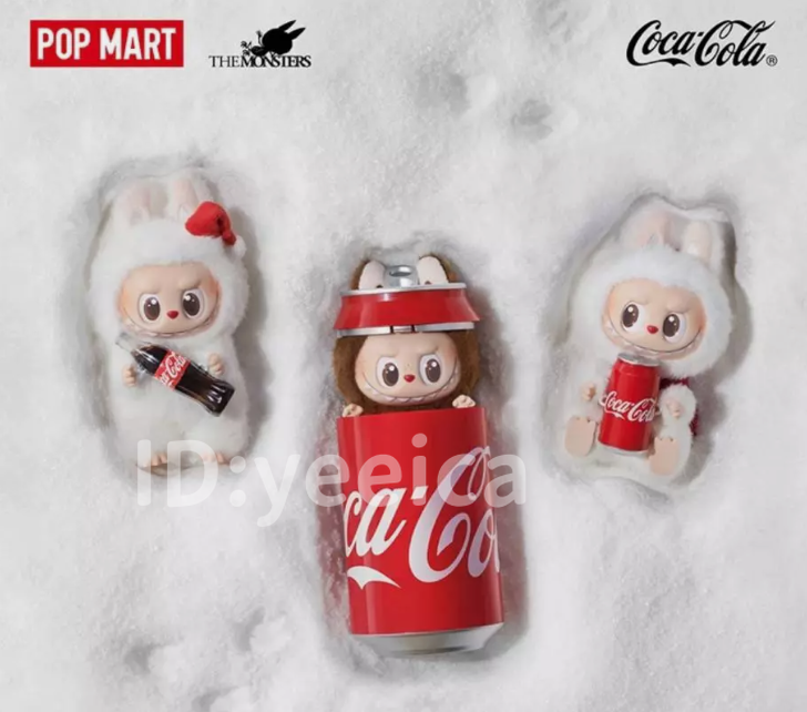 Official POPMART THE MONSTERS Labubu Coca-Cola Plush Series