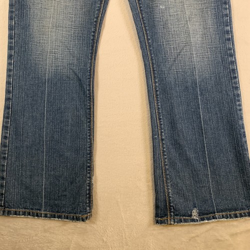 Paco Jeans Mens 38x32 Blue Slim Boot Medium Wash Mid Rise Denim Cotton Adult - Picture 5 of 14