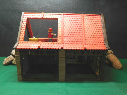 Playmobil **Rarität** Großes Fachwerkhaus mit Scheune, ähnl. 7145-A/1996, o.OVP! - Bild 8 von 12