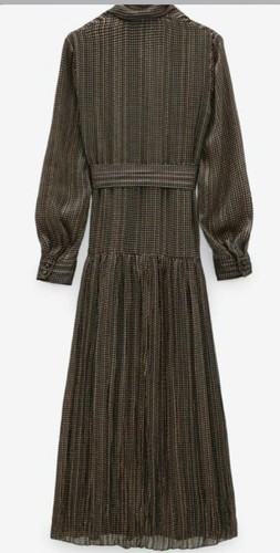 ZARA PRINTED DRESS WITH BELT SIZE MEDIUM ❗️CLEARANCE ❗️ - Picture 3 of 4