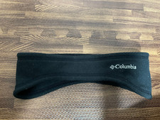 Columbia Unisex Black Fleece Narrow Front Headband Size L/XL