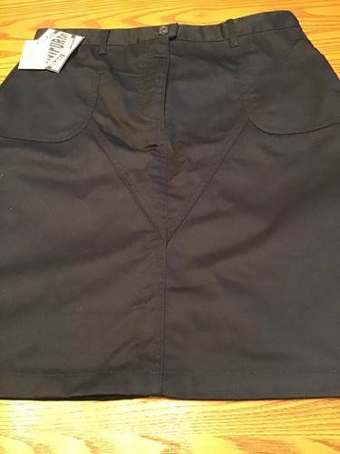 Authentic Galaxy School Uniform Girls Sz 18 Navy Blue A-Line Skirt W/Pockets NWT - Picture 4 of 7