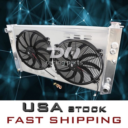 3 Row Radiator Shroud Fan For 82-91 CHEVY C10 C30 GMC C1500 C2500 6.2L V8 Diesel - Picture 1 of 11