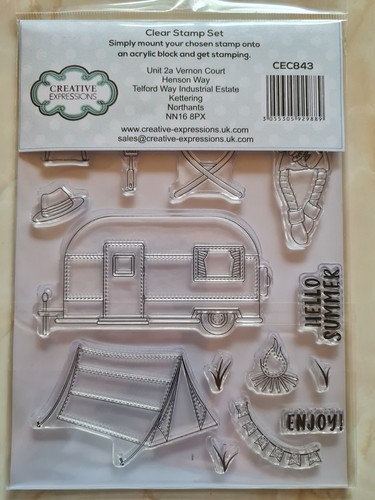 New Creative Expressions Clear Stamp Set - Summertime Gnome - Picture 2 of 2