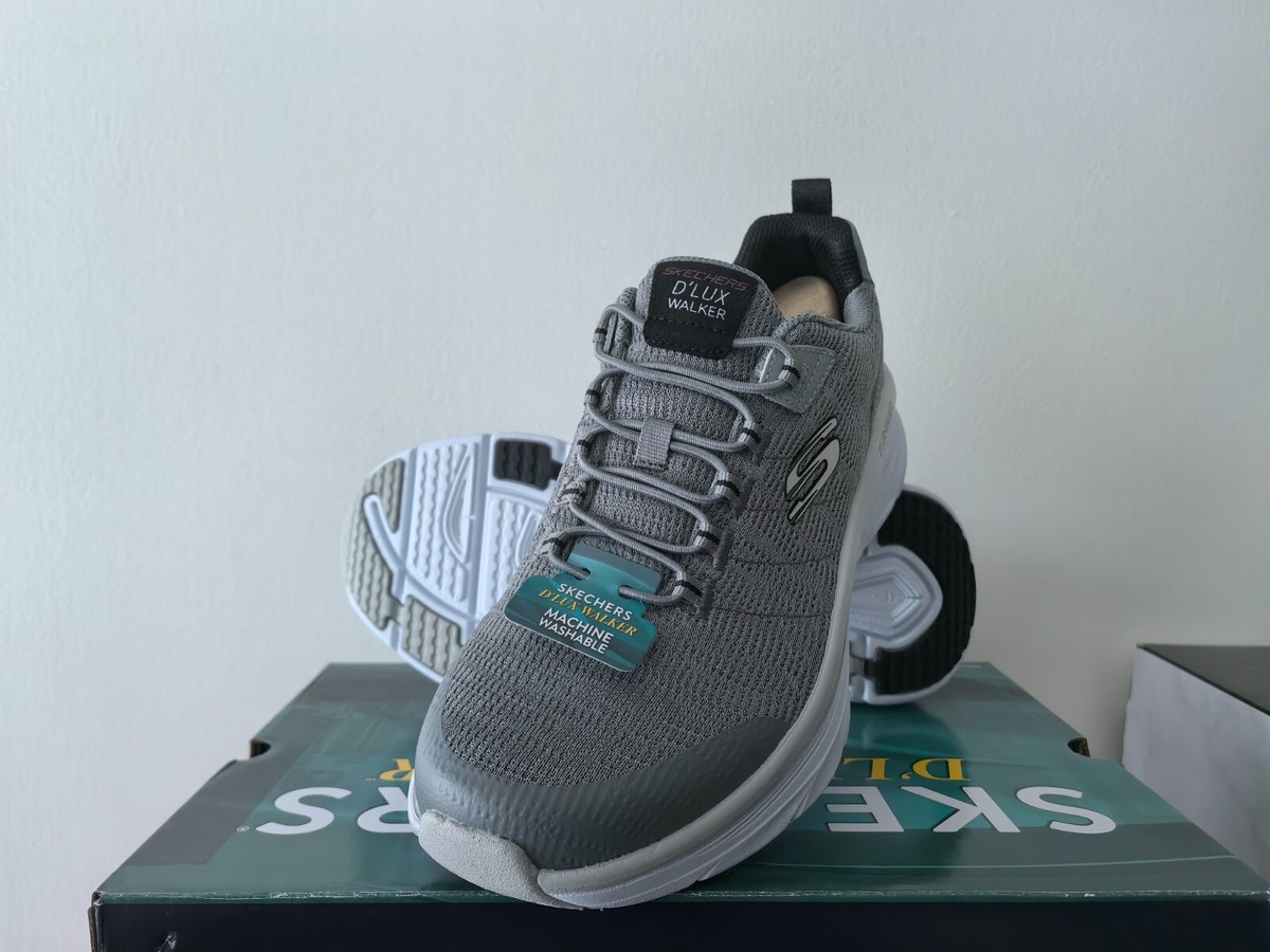 New! Mens Skechers D'Lux Walker Sneaker Shoes 8 X Wide | eBay