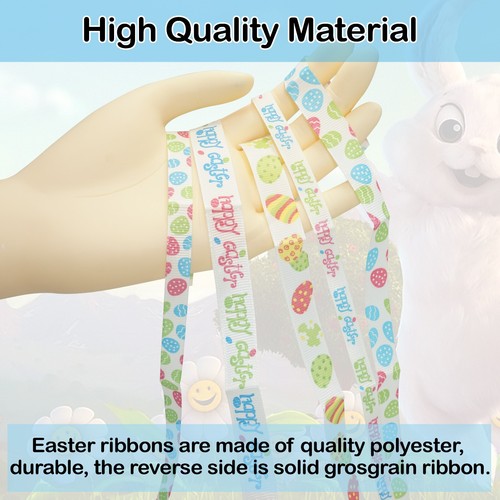 Kids Easter Bonnet For Parade Wd 5pcs Grosgrain Ribbons, Fancy Custome Accessory - Picture 22 of 58