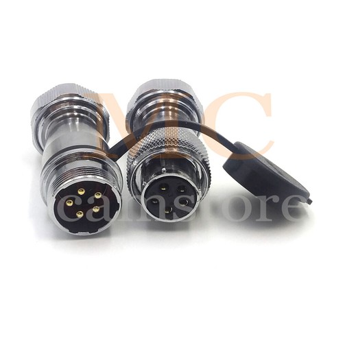 WS20 2-12pin Panel Mount Docking Waterproof Power Wire Connector,Aviation Plug - Picture 6 of 22