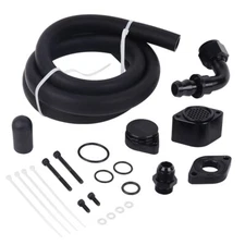 Engine Kit for Ford 11-20 6.7L Powerstroke CCV PCV Replacement Black