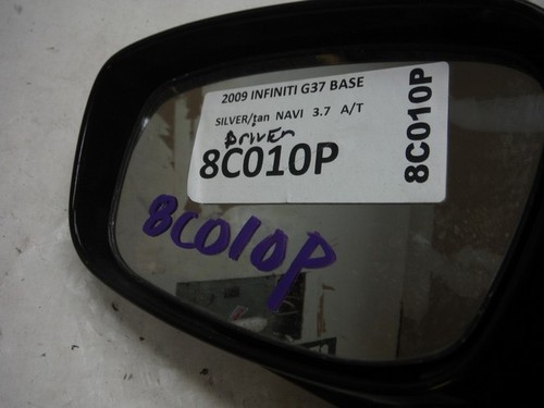 2009 INFINITI G37 A/T DRIVER LEFT SIDE REAR VIEW MIRROR OEM 2010 2011 2012 2013 - Picture 8 of 8