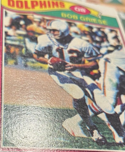 1977 Topps BOB GRIESE #515 Miami Dolphins HOF. GVG. - Picture 3 of 4