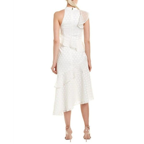 Abito midi Keepsake See You Now avorio nuovo con etichetta vestito donna taglia M - Foto 6 di 9