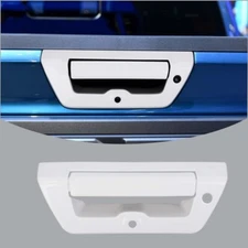 White Tailgate Rear Back Handle Bezel COVER Trims For 2015-2020 FORD F-150 F150