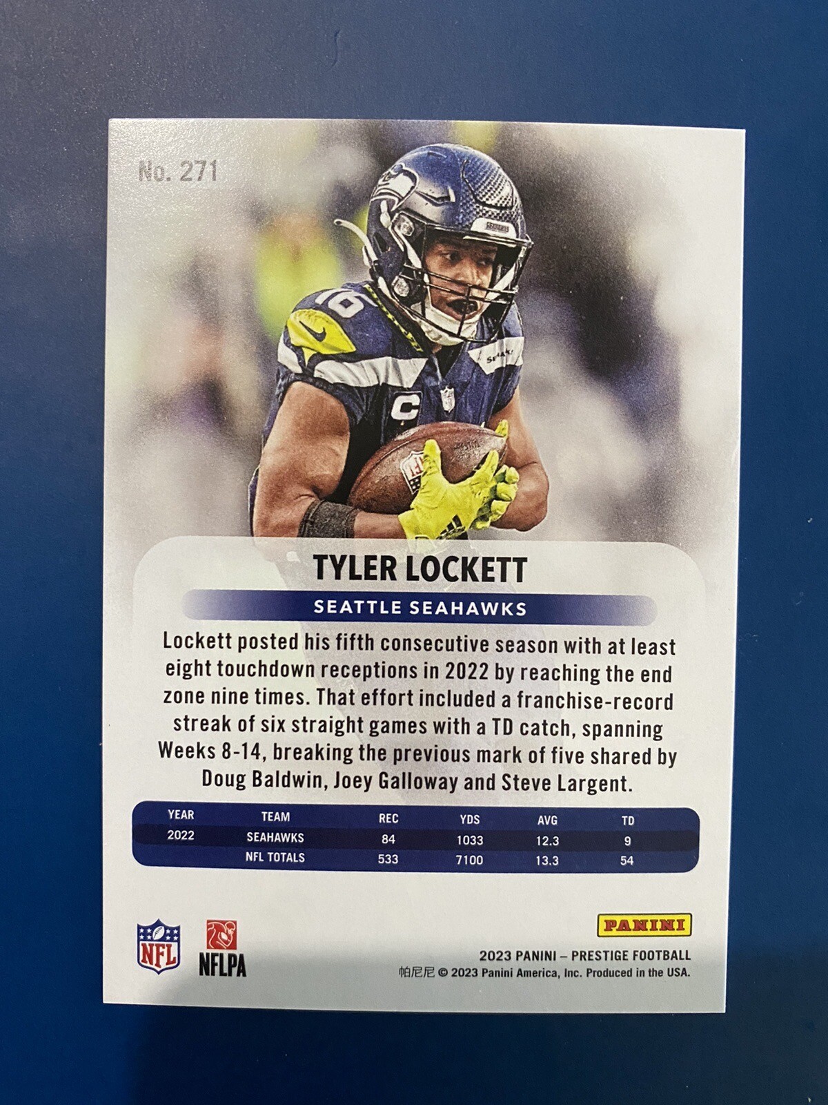 2023 Panini Prestige Base Xtra Points Red 271 Tyler Lockett /599