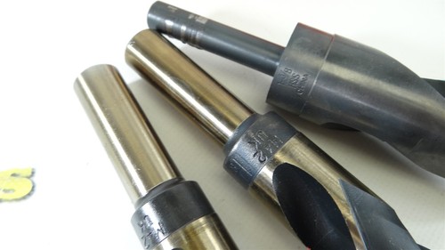 3 MOSTLY NEW HSS & HSCO S&D & REDUCED SHANK DRILLS 1-1/32" 1-1/8" & 1-3/8" - Picture 6 of 8