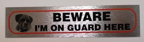 Self Adhesive Weatherproof Information Sign Durable Quality Pet Dog Warning Sign - Picture 3 of 21