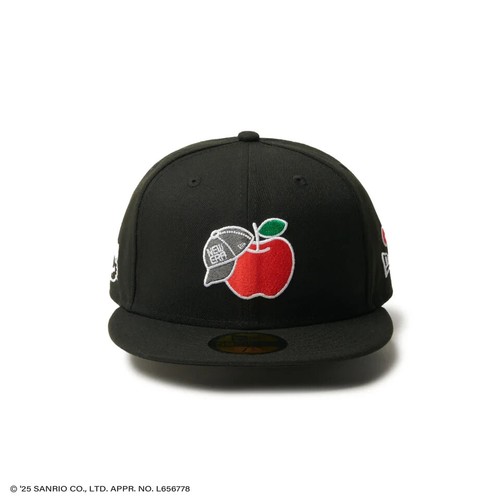 PSL New Era 59FIFTY x HELLO KITTY Sanrio Cap Apple Black 14348626 Japan 2025 - Picture 2 of 9