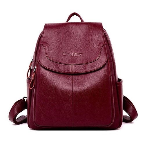 DAMEN Stadt-City-RUCKSACK Schulter-Tasche Backpack Reise Urlaub bag Echtes Leder - Bild 7 von 9