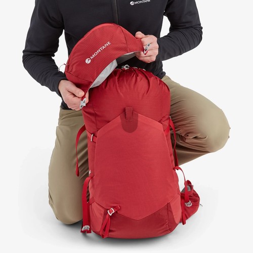 Mochila ajustable con nitrógeno montano 32 - rojo Acer - Imagen 6 de 6