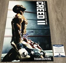 MICHAEL B. JORDAN CREED 2 II SIGNED 12x18 PHOTO POSTER w/PROOF & BECKETT BAS COA MICHAEL B. JORDAN CREED 2 II SIGNED 12x18 PHOTO POSTER w/PROOF & BECKETT BAS COA