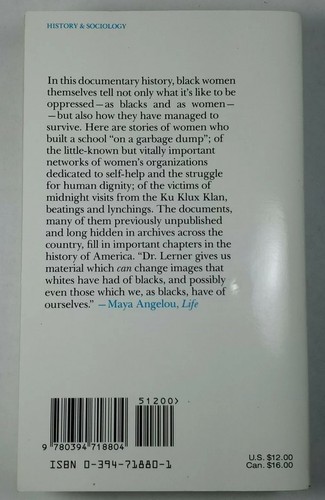 1973 Civil Rights Equality Black Women White America Racial Paperback Book VG - Picture 3 of 8