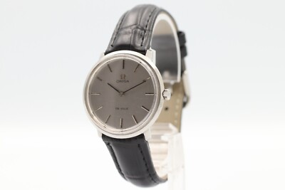 N MINT* Vintage 1990s OMEGA De Ville Tool 104 Hand Wind Silver