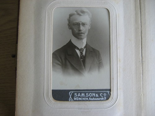 Originales Jugendstil Album Fotoalbum mit 26 alten Fotos / 1906 - Bild 5 von 11