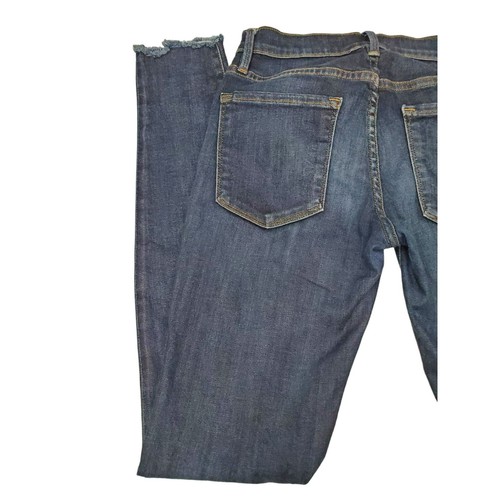 Frame Damenjeans 26 blau dunkle Waschung zerrissen distressed Le Skinny de Jeanne - Bild 7 von 10