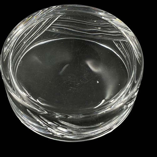 VTG Rogaska Spiral Rainbow Cut Crystal Candy Nut Bowl 5" Pillar Candle Holder - Picture 6 of 6