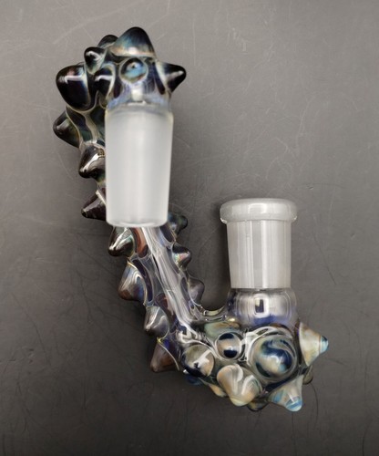 14 mm Metallic (grün exotisch) Glas Dropdown Aufsatz Adapter - Bild 8 von 9