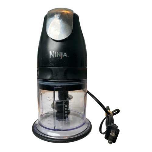 Ninja Food Processor QB1000 2-Cup 450W Black & Clear  Motor, Bowl, Blades & Lid - Picture 1 of 7