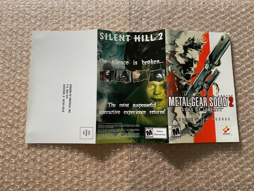 Metal Gear Solid 2: Sons of Liberty (PS2, 2001) - COMPLETE / REG CARD *TESTED - Picture 4 of 6