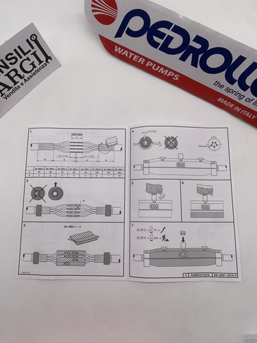 KIT GIUNZIONE CAVI DA 1 A 4 mm A RESINA COLATA PER ELETTROPOMPA SOMMERSA - Picture 4 of 4