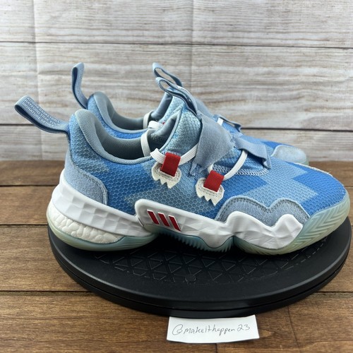 Adidas Trae Young 1 Ice Trae Blue Icee Blue White H68997 Men Size 5/Women 6 RARE - Picture 7 of 14