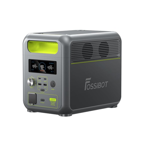 FOSSiBOT Tragbare Powerstation F1200 1024Wh 1200W LiFePO4 Camping Solargenerator - Bild 2 von 48