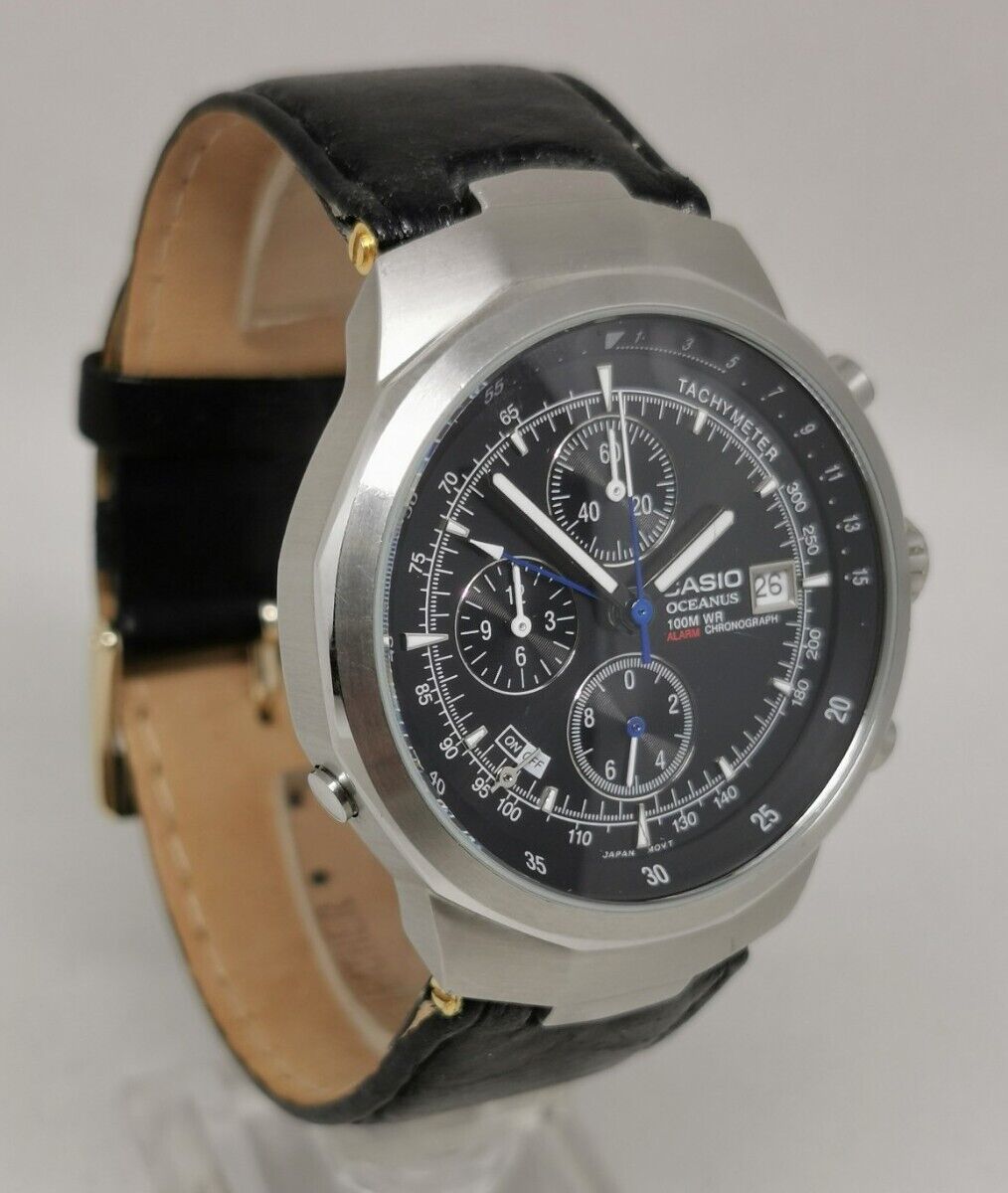 Casio oceanus 100m outlet wr alarm chronograph