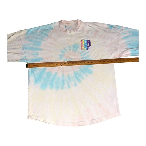 Spirit Jersey T Shirt Cotton Candy Puff Print Tie Dye Disney World Size Small - Picture 8 of 14