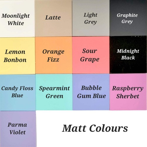 Octagon Placemats & Coasters - Matt Colours - Picture 3 of 13